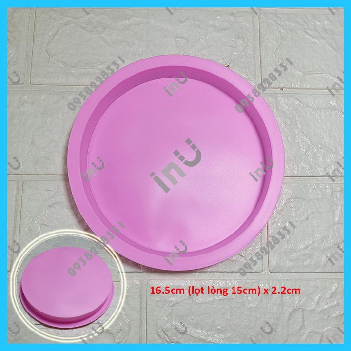 HCM - Khuôn silicon nướng bánh Tart trứng tròn, đổ rau câu tròn nhiều kích thước BSI