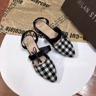Sandal kín mũi đế bệt