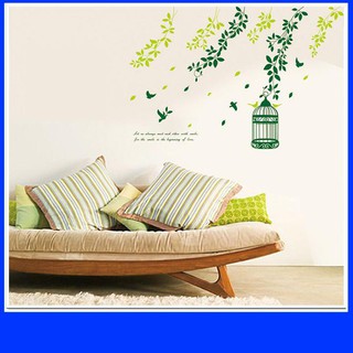 Decal dán tường Giàn lá rơi DH056 - decalhcm