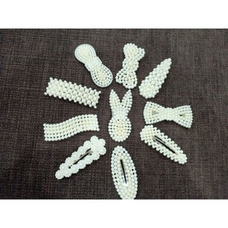 Set 10 kẹp tóc đính hạt cho bạn gái