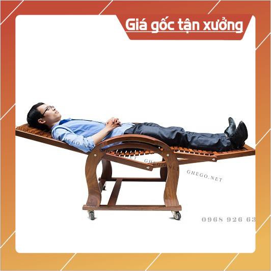 Ghế gỗ thư giãn,  ghế thư giãn gỗ lim nam phi sơn PU cao cấp