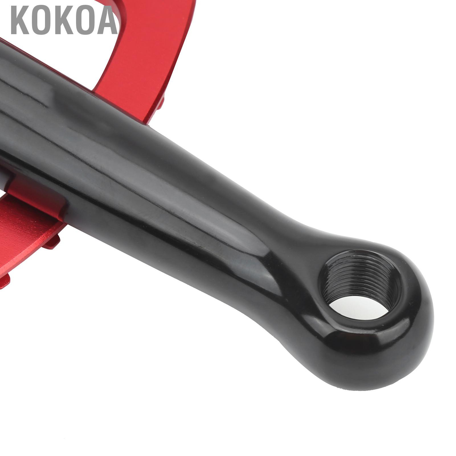 Kokoa 170mm Bike Crankset Aluminium Alloy 53T Single Speed Crank Arm Chainwheel Accessory