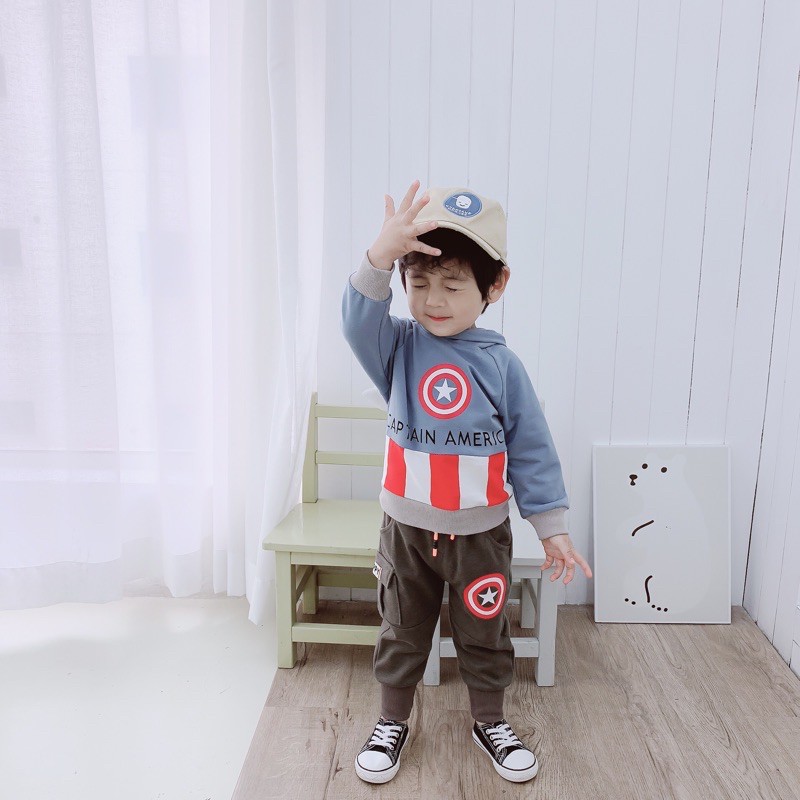 bộ nỉ captain american hàng quảng châu