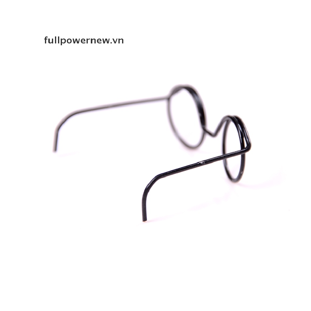 Set 2 Mắt Kính Gọng Tròn Cho Búp Bê BJD 1 / 6 30cm