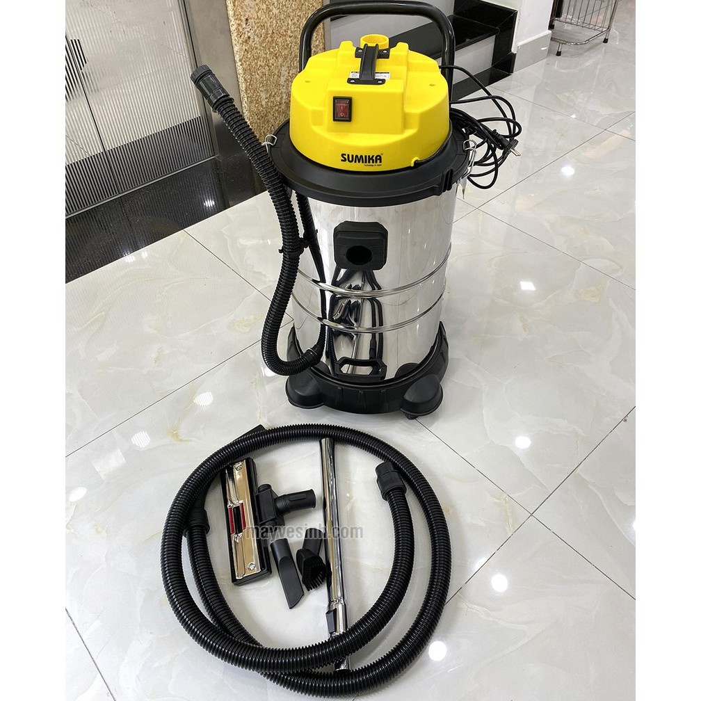 4 Mẫu Máy hút bụi công nghiệp Sumika K20,K20A,K30,K50 - 1500W-1600W-1800W (Hút khô và hút nước thổi) bảo hành 1 năm