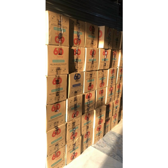 Combo 30 cái Khẩu Trang 6D PT hàng chính hãng công ty