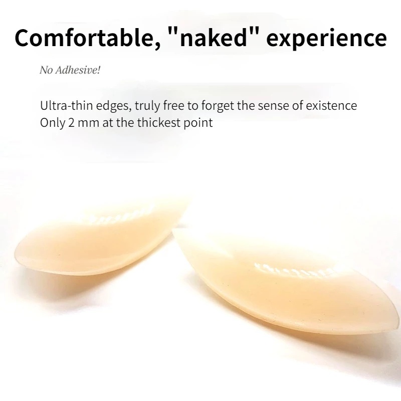 Miếng dán ngực silicone tự dính vô hình có thể tái sử dụng cho nữ