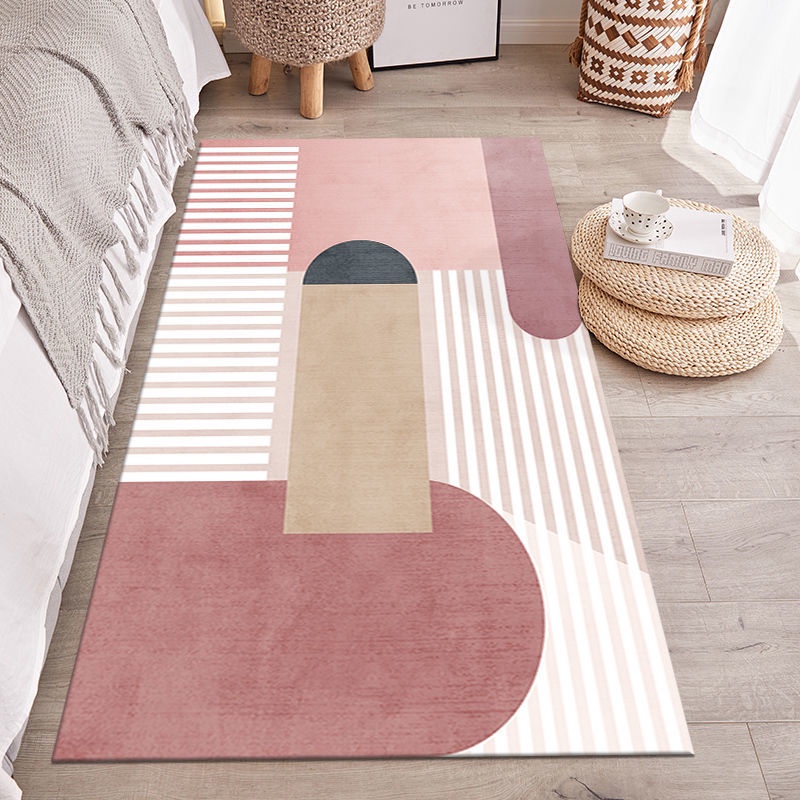 Thảm trải sàn chống trượt phong cách Bắc Âu đơn giản cho phòng khách/phòng ngủ/ghế sofa