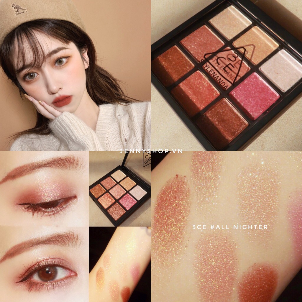 Bảng Phấn Mắt 9 Ô 3CE Multi Eye Color Palette