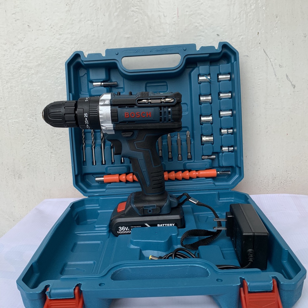 Máy khoan pin bắt vít Boh 36v 3 chức năng, bắt vít khoan tường có búa