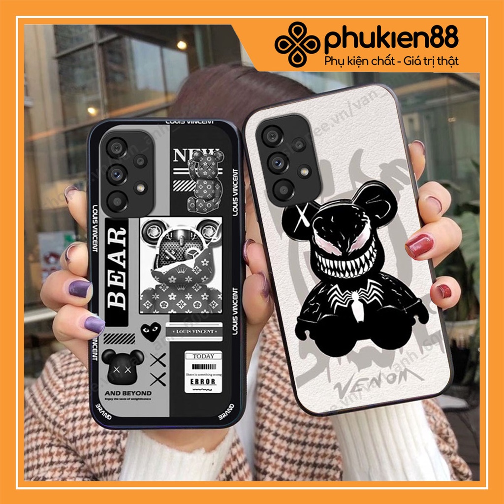 Ốp Lưng Samsung A13 / A23 / A33 / A53 / A73 5G Hình Kaws, Bear Brick, Venom Thời Trang Siêu Ngầu