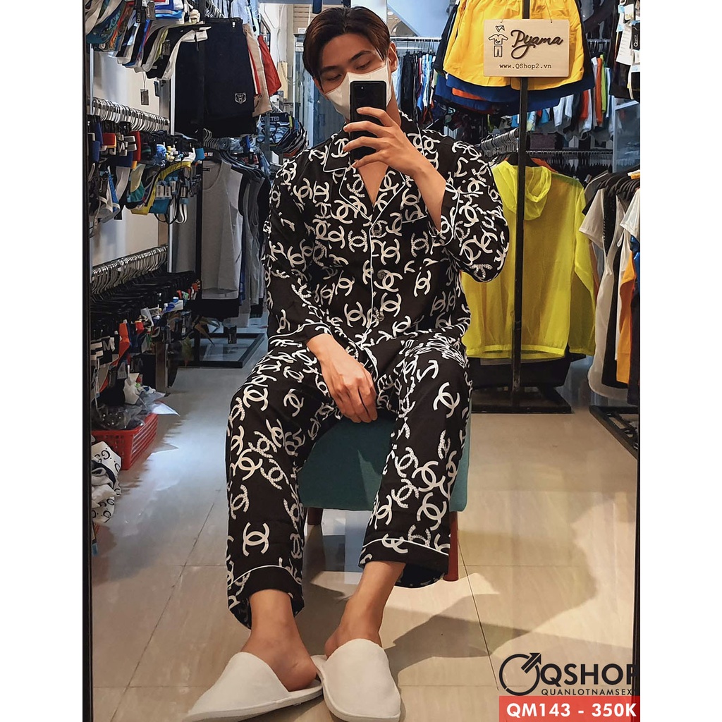 Bộ đồ pijama nam quần dài, tay dài QSHOP QM143