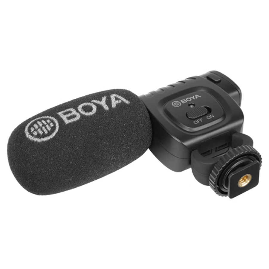 Micro thu âm shotgun BOYA BY-BM3011 cho điện thoại, máy ảnh, máy quay