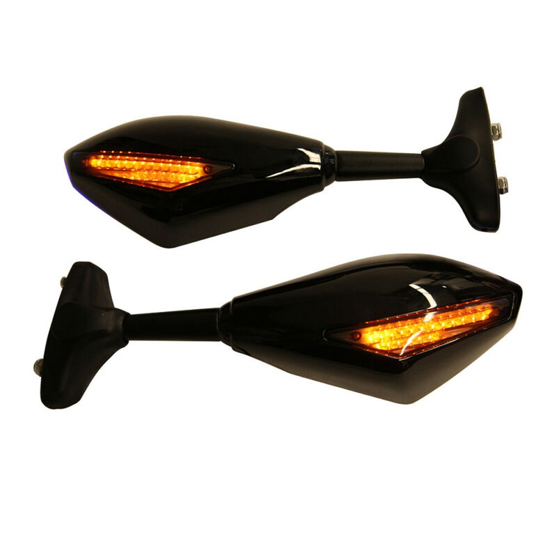 Gương chiếu hậu có đèn LED cho xe máy Yamaha YZF R1 R6 FZ1 FZ6 600R R3