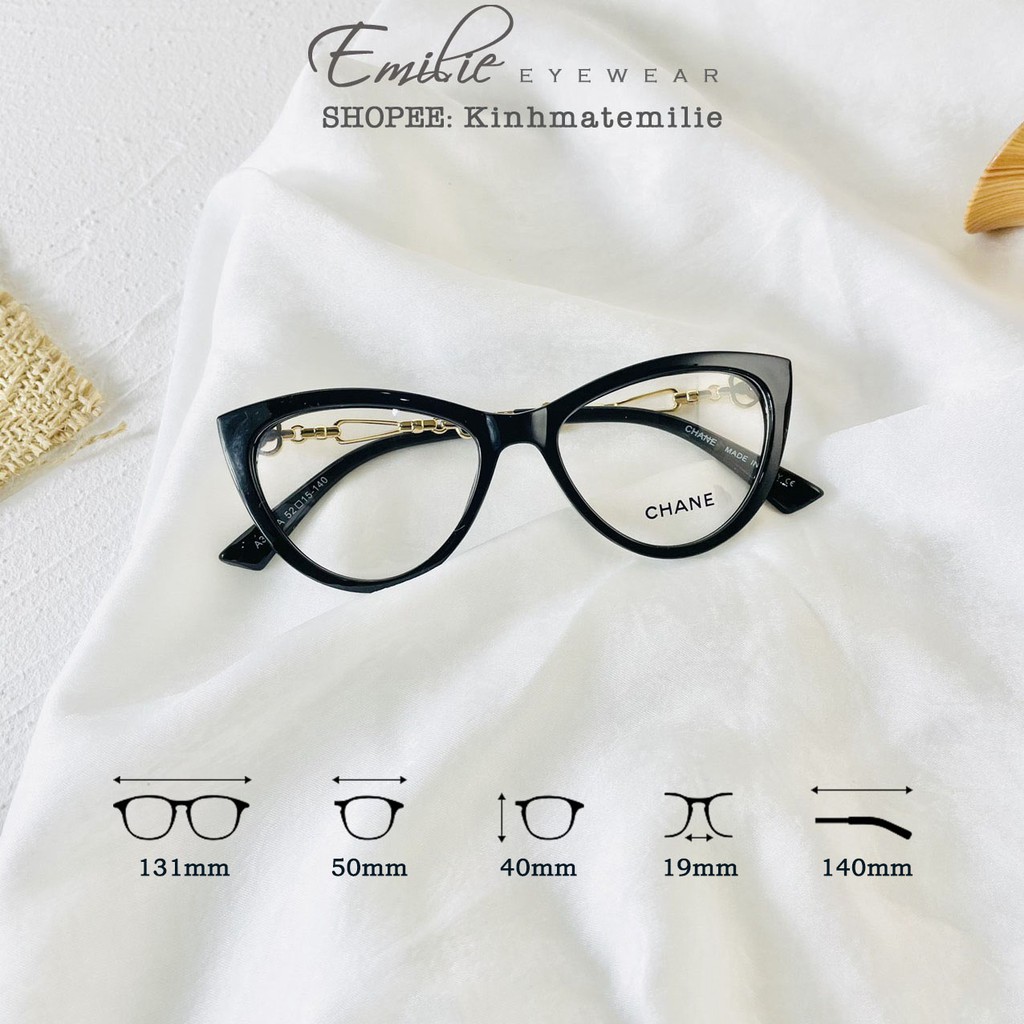 Kính mắt mèo mảnh nhẹ nhiều dáng sang chảnh Emilie eyewear phụ kiện thời trang