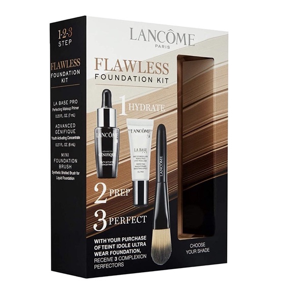 Set 3 Món Trang Điểm Mini Lan.come Flawless Foundstion Kit | BigBuy360 - bigbuy360.vn