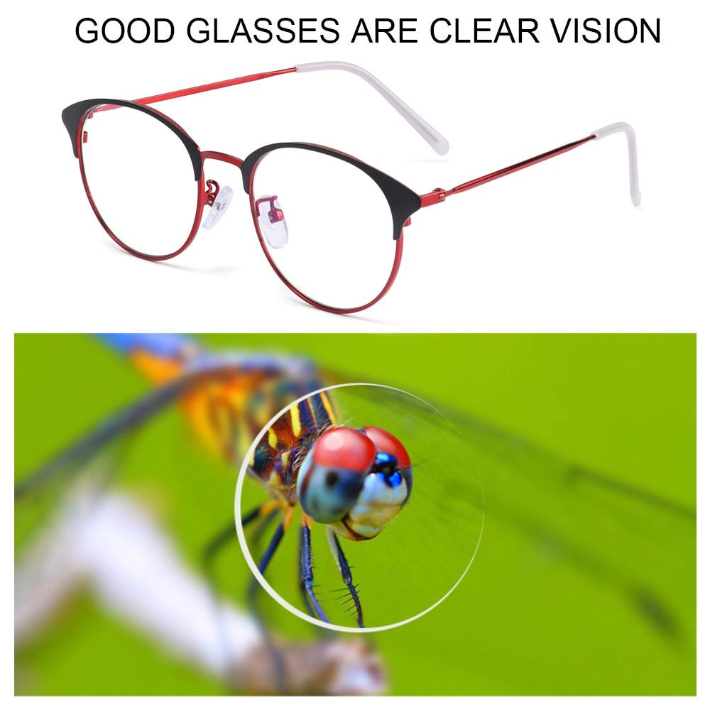 Kính Đọc Sách Gọng Kim Loại Chăm Sóc Tầm Nhìn Ban Đêm Cho Nữ