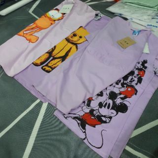 áo phông tím hoạt hình (thanh lý)