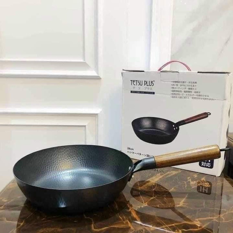 Chảo cán gỗ size 28cm dùng mọi loại bếp