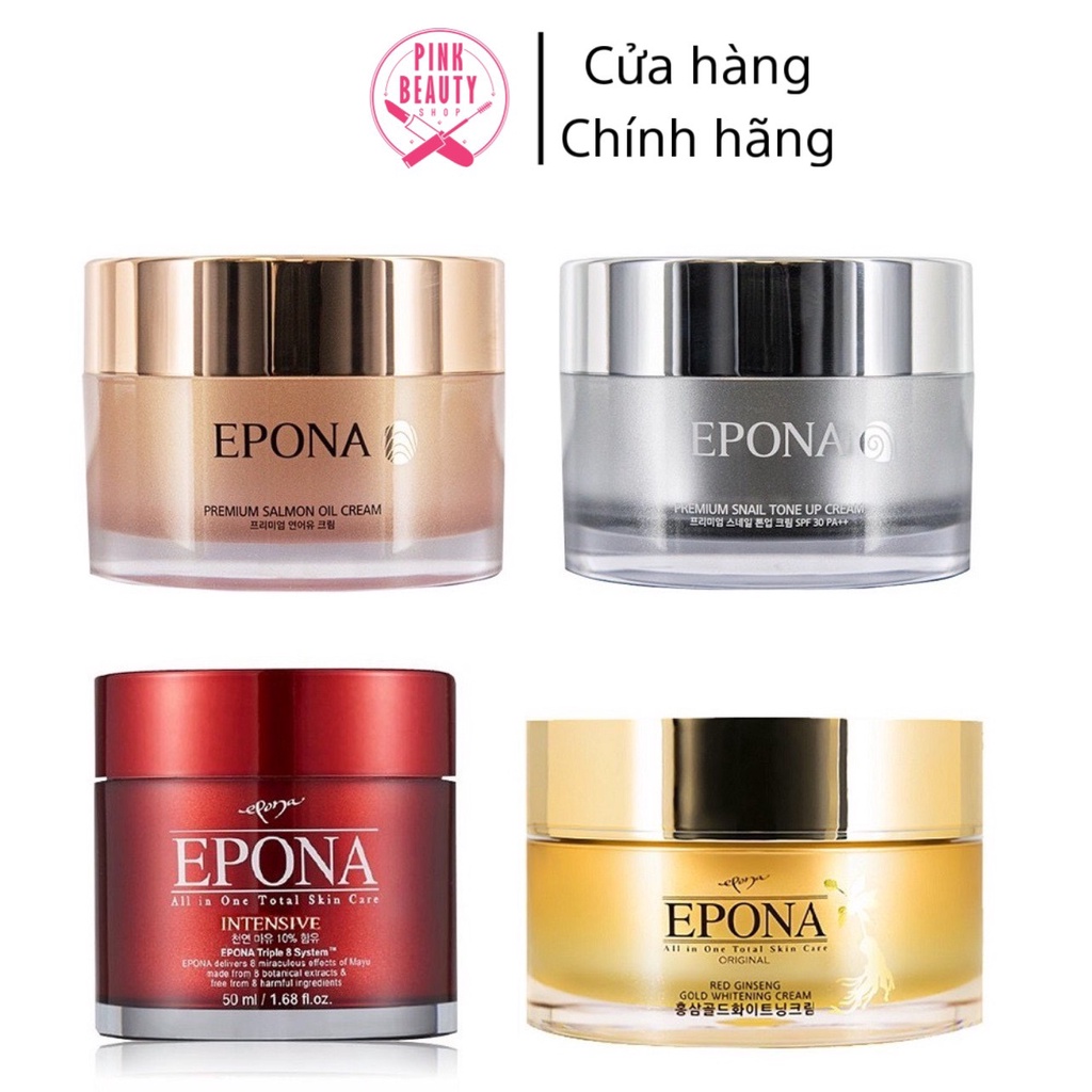 Kem Dưỡng Trắng Da, Chống Lão Hóa Mờ Thâm Nám, Xóa Mờ Nếp Nhăn, Phục Hồi Da Hư Tổn Epona 50ml