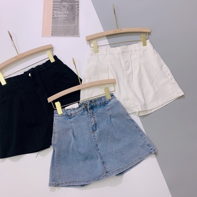 BÁN SỈ CHÂN VÁY JEAN XOÈ 3 MÀU CHO NỮ | BigBuy360 - bigbuy360.vn