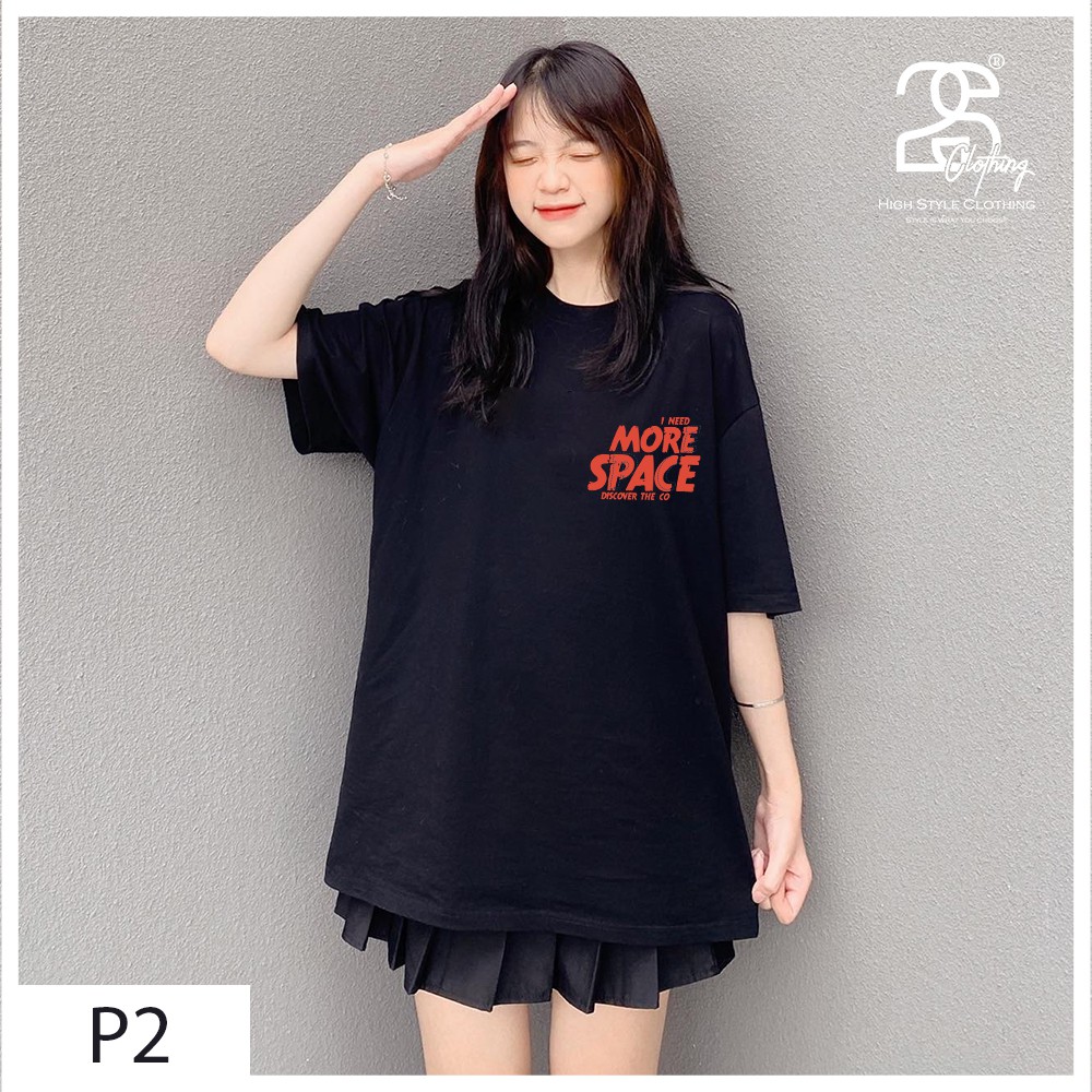 Áo Phông Chất Đẹp 2s Clothing Áo Phông Unisex Nam Nữ Cotton Oversize Form Rộng Giá Rẻ In Hình Phi Hành Gia TVP2 | BigBuy360 - bigbuy360.vn