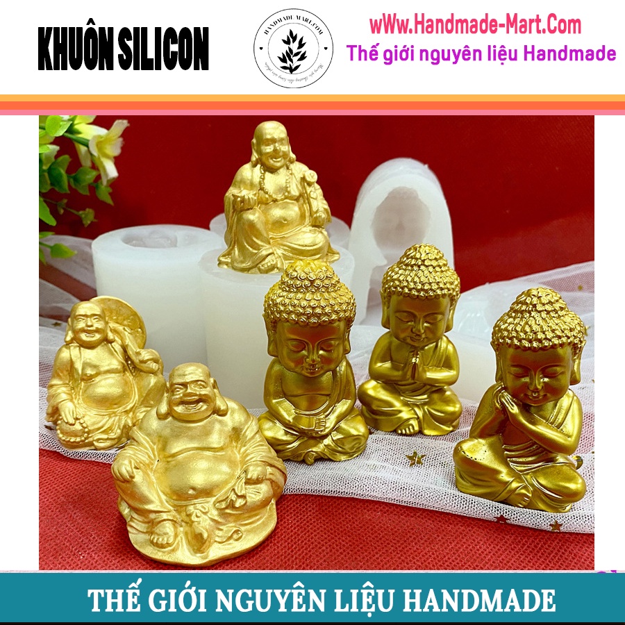 Khuôn silicone tượng phật đủ loại khuôn 3D các loại tượng phật khác nhau - HM065