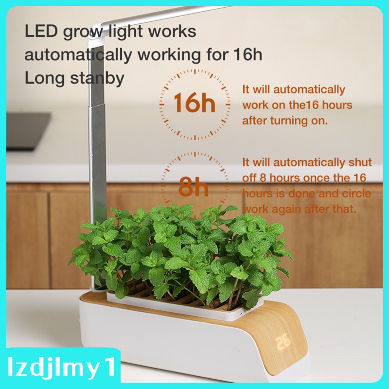 [giá giới hạn] Automatic Hydroponics Growing System Indoor Smart Planter LED Grow Lights