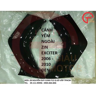 YAMAHA OD - CÁNH YẾM NGOÀI ZIN EXCITER 2006 - 2010 MÀU ĐEN