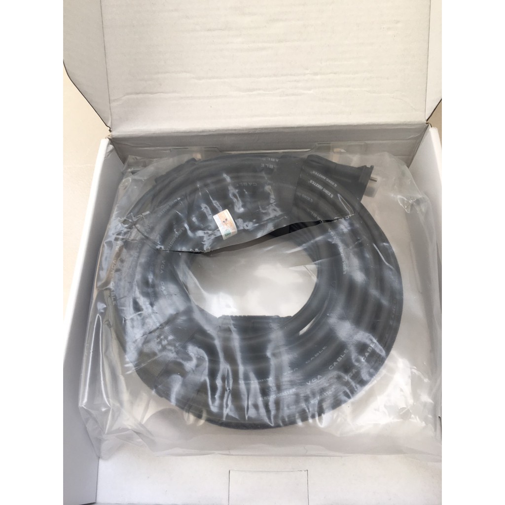 Cáp VGA 15m KingMaster KV405 (3+4) FullHD sắc nét - Hàng chính hãng