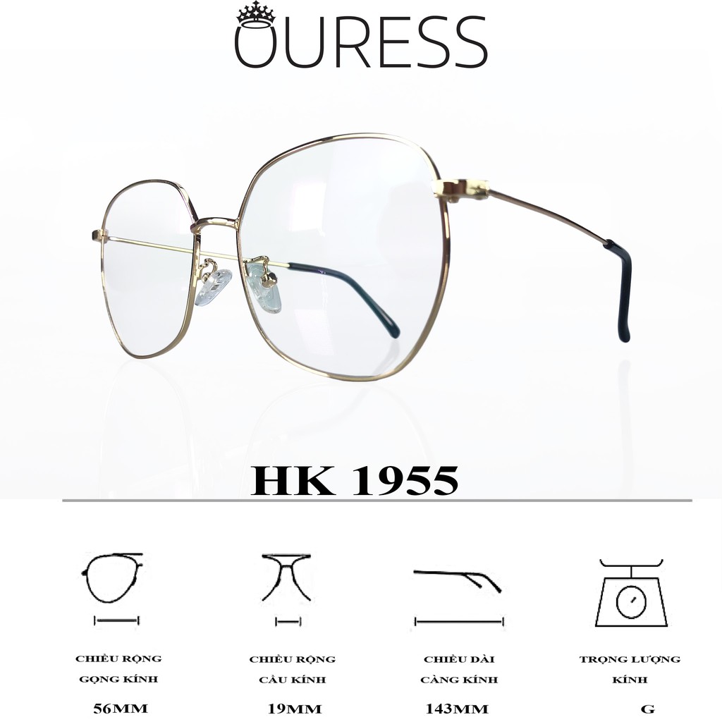 GỌNG KÍNH HỢP KIM  SIÊU NHẸ HỢP THỜI TRANG – HÀNG CHÍNH HÃNG 1955