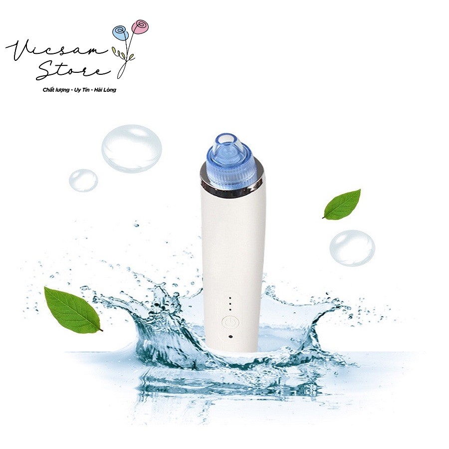 [Có Video Quay Thật] Máy Hút Mụn Đầu Đen ,Mụn Cám Comedo Suction Hàn Quốc Cầm Tay Dạng Sạc Tăng 2mặt nạ collagen 50k
