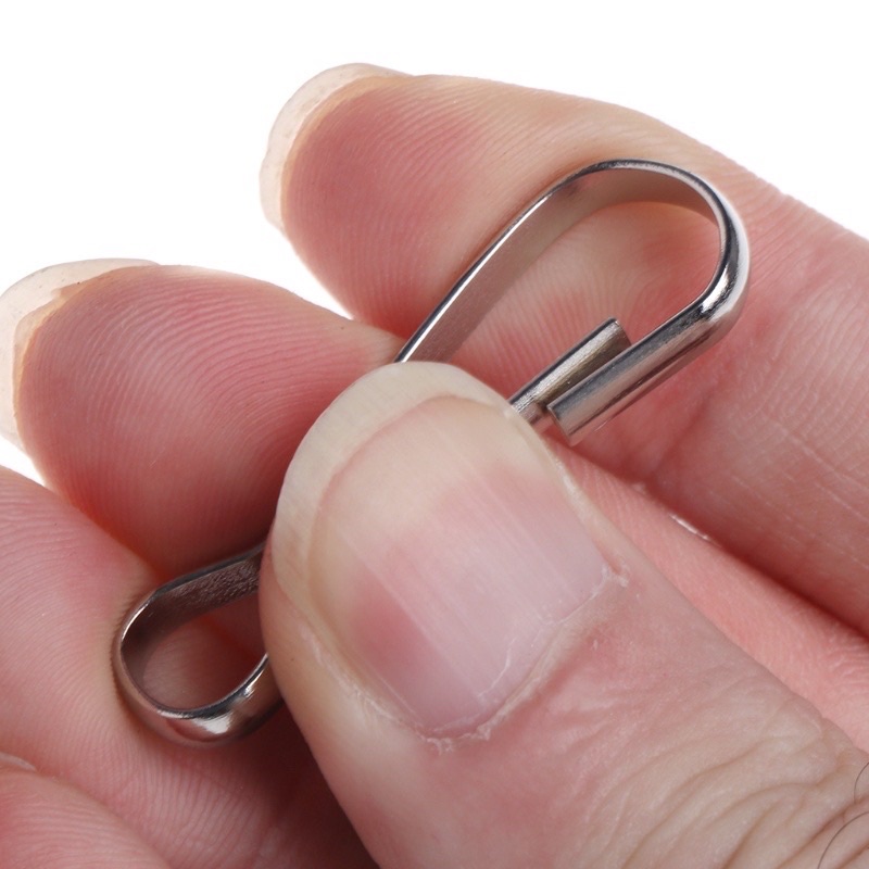 Móc khoá treo đồ trang trí lồng hoặc móc khoá cửa lồng chim vẹt.