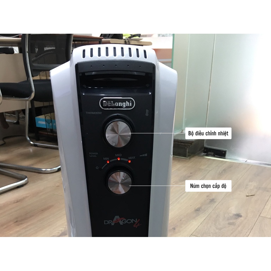 Máy Sưởi Dầu Delonghi Dragon4 TRD4 1025