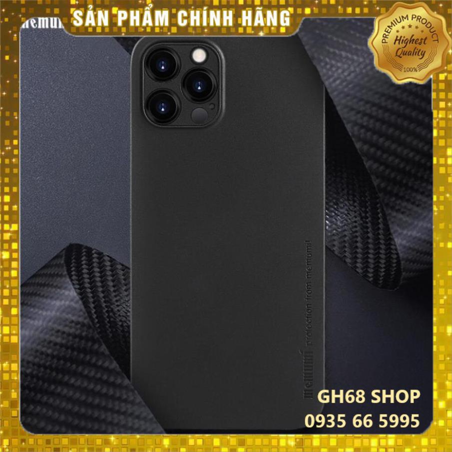 Ốp lưng MEMUMI SIÊU MỎNG 0.3mm BẢO VỆ CAMERA iPhone 14 / 13 / 12 hiệu Memumi