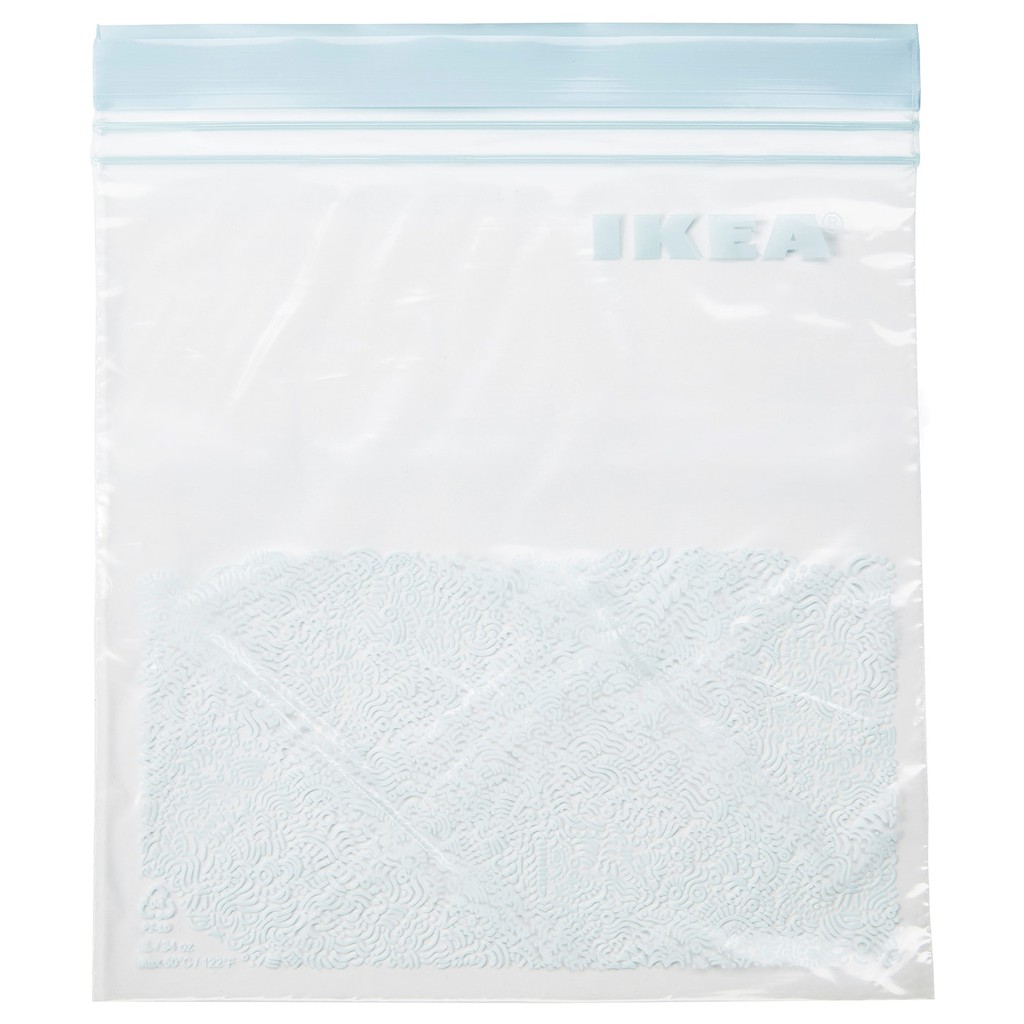 Hộp 25 túi zip lock thực phẩm Istad IKEA