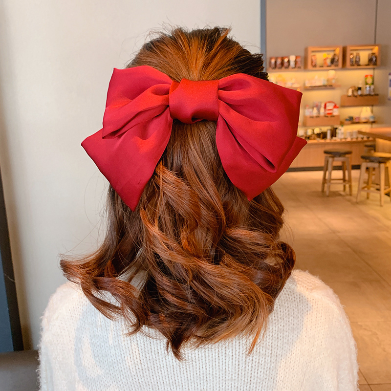 Kẹp tóc hình nơ lớn phong cách Nhật Bản dễ thương cho bé gái