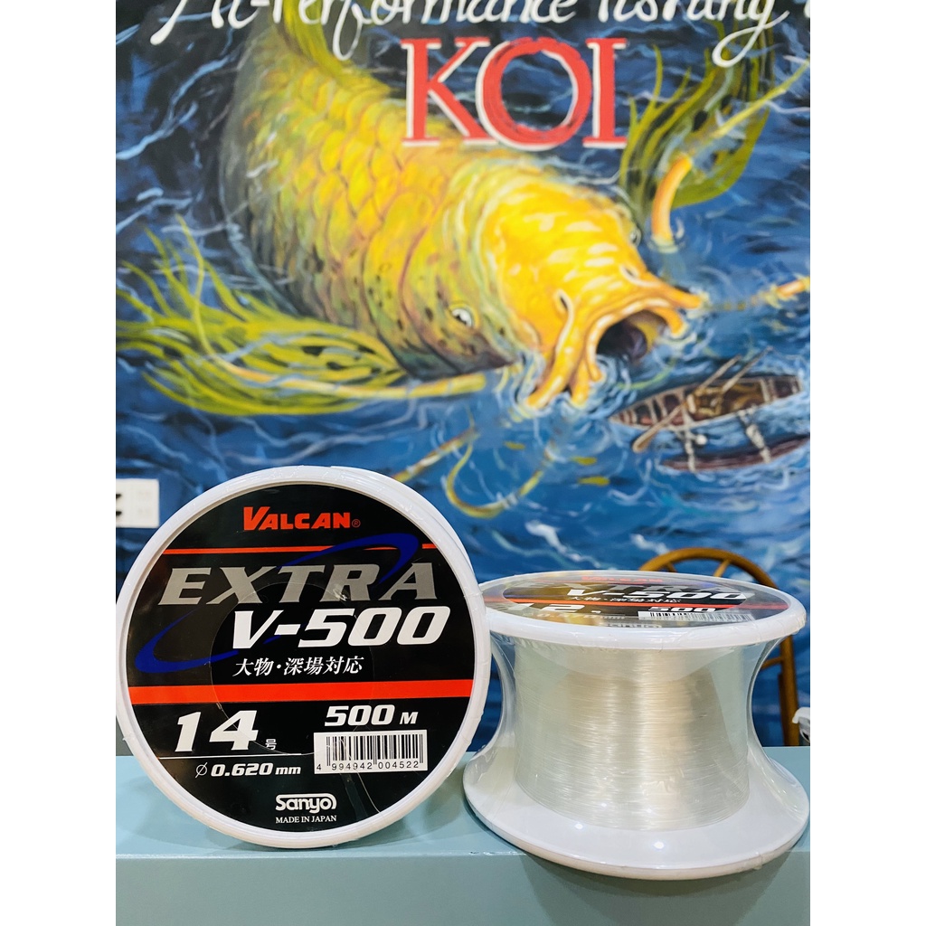 Dây cước Nhật Valcan Sanyo Extra V-500 - Dây Nylon phủ Nano SIÊU DAI