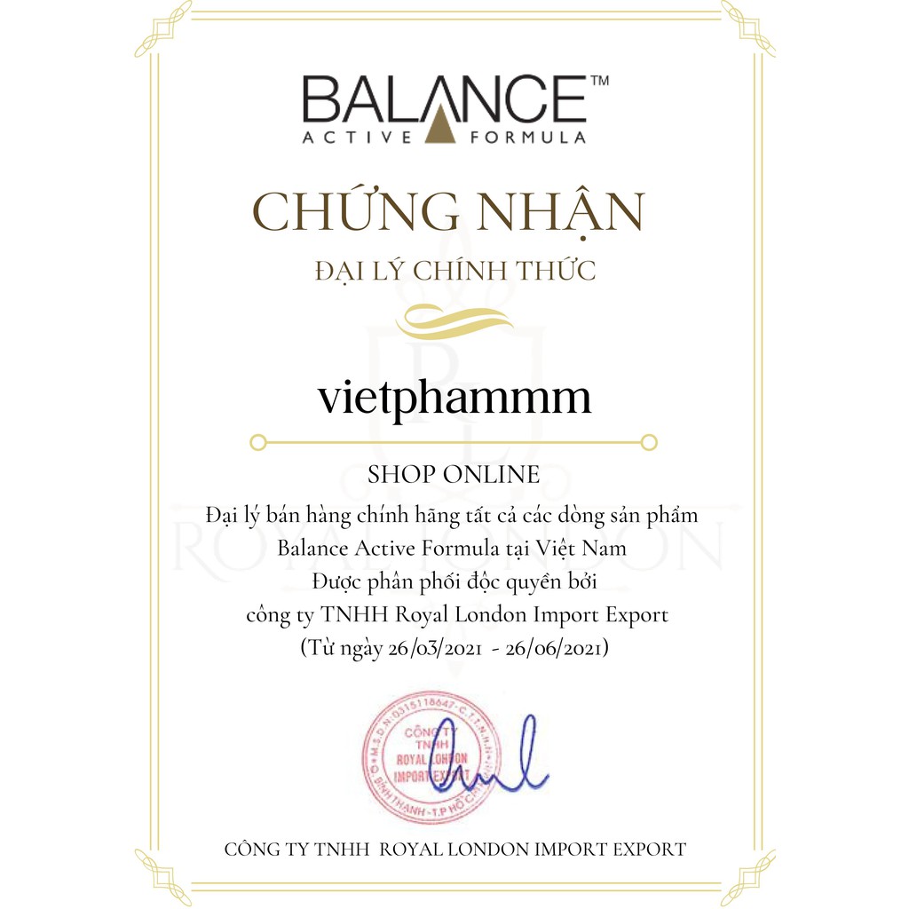 Tinh Chất Làm Sáng Da BALANCE Vitamin C Brightening Serum