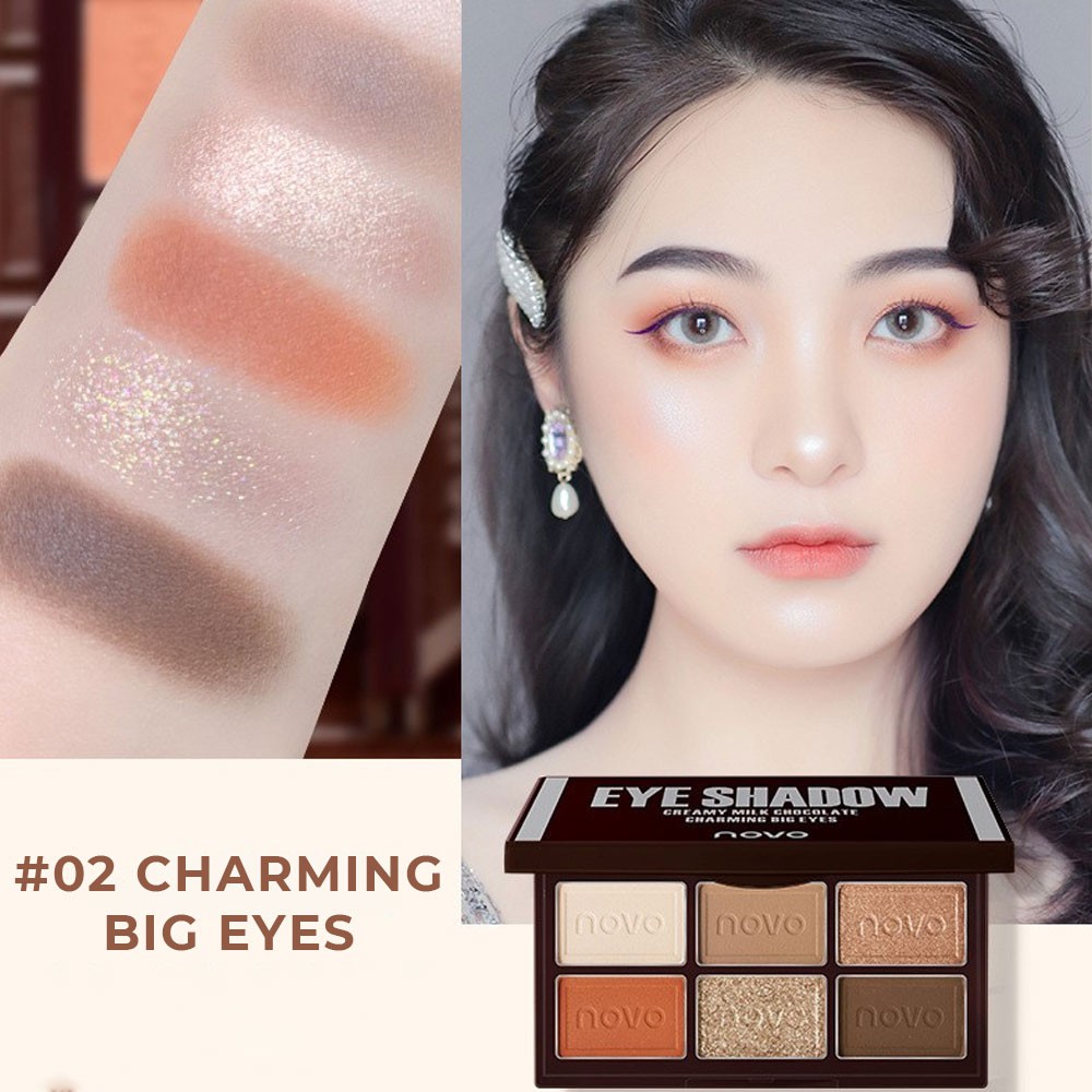 Phấn Mắt Nội Địa Trung Novo Chocolate Silky Eye Shadow Pallette