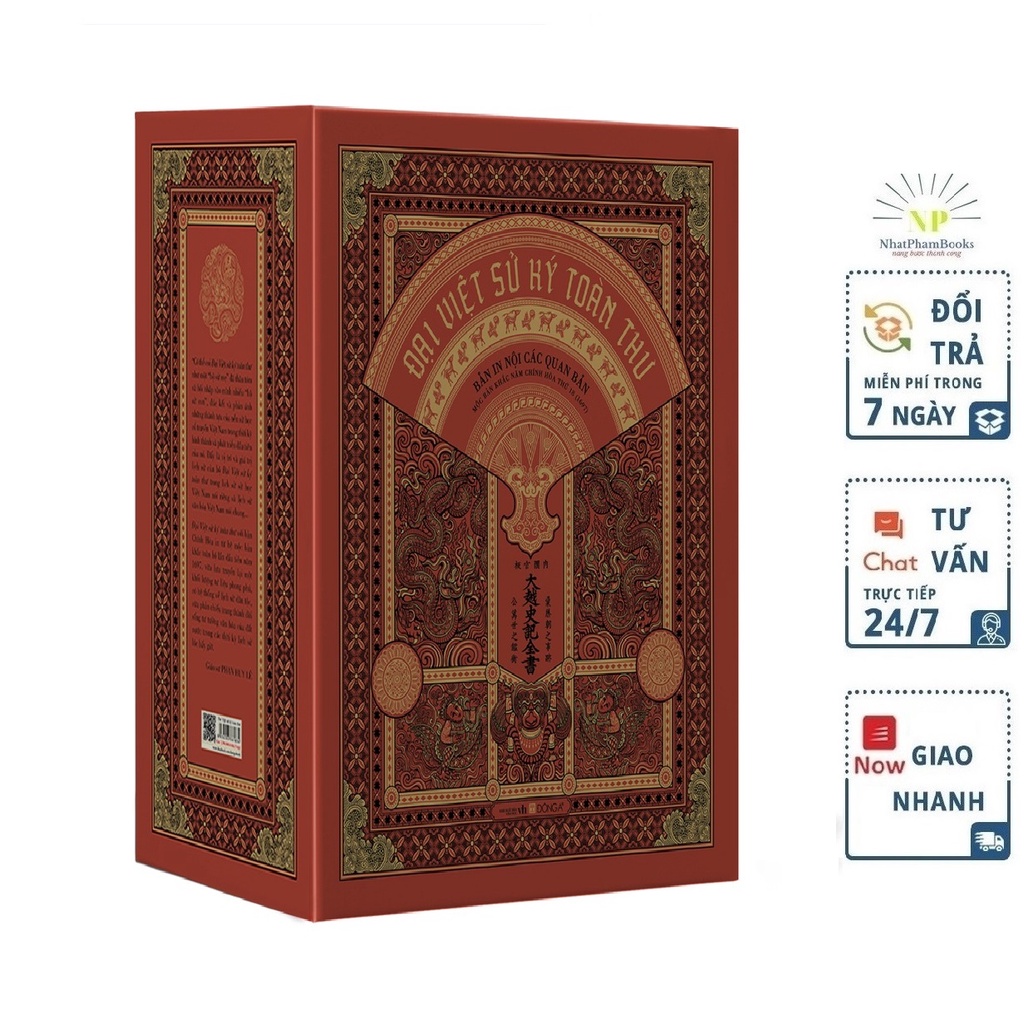 Sách - Hộp Boxset Đại Việt Sử Ký Toàn Thư