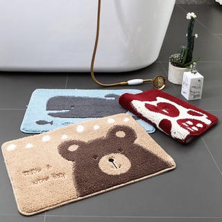 (Hàng Nhập Khẩu Cao Cấp)Thảm chùi chân hình thú đáng yêu chọn mẫu. Thảm lau chân nhập khẩu cao cấp Bath Mat