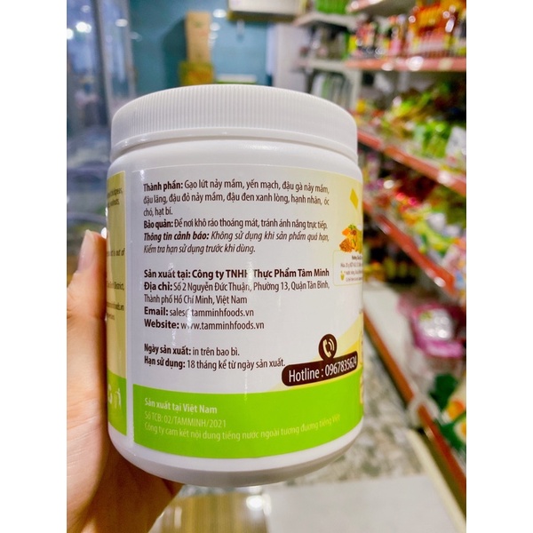 BỘT NGŨ CỐC TAMI KHÔNG ĐƯỜNG 350g