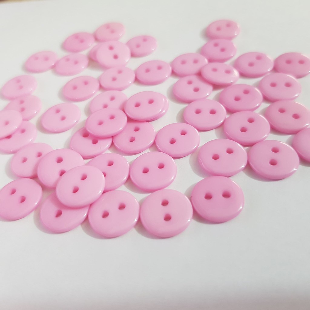 Cúc Nhựa Đơn 13mm - 1 màu/túi