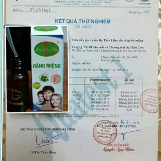 Tinh dầu răng miệng dạ thảo liên 20ml