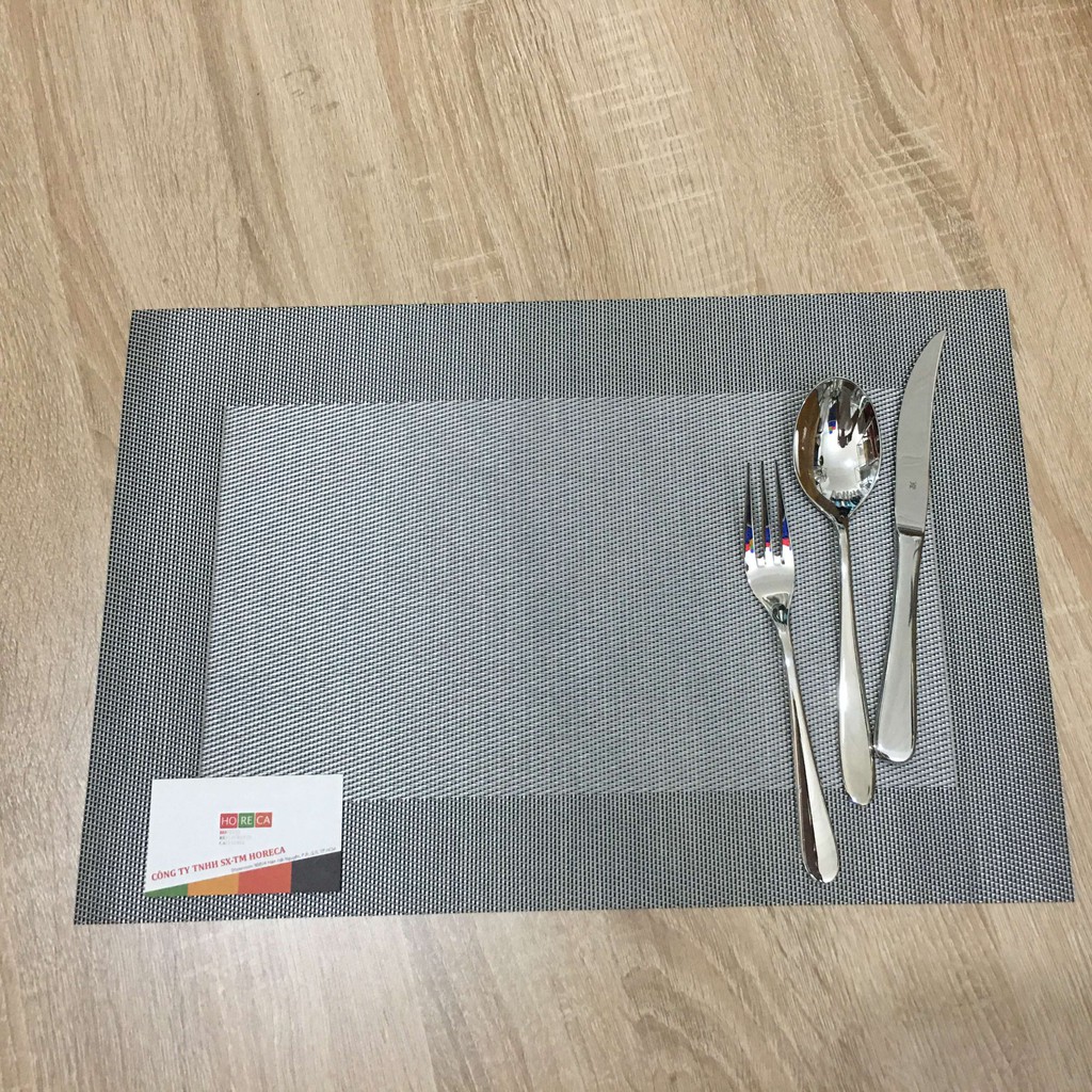 tấm lót bàn ăn placemat cao cấp, nhiều màu sang trọng