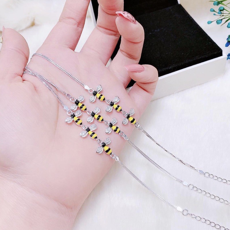 Lắc tay ong bạc ý S925 - VÀNG BẠC KHẢI KHẢI