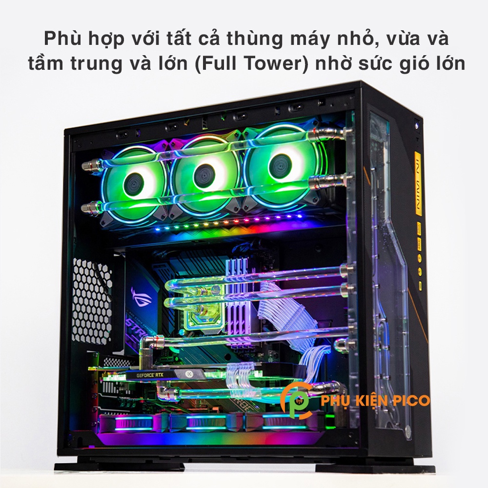 Quạt Fan Case 12CM Cooler master MF 120 Halo A-RGB - Quạt Fan Case 120 MasterFan MF120 Halo Dual Ring