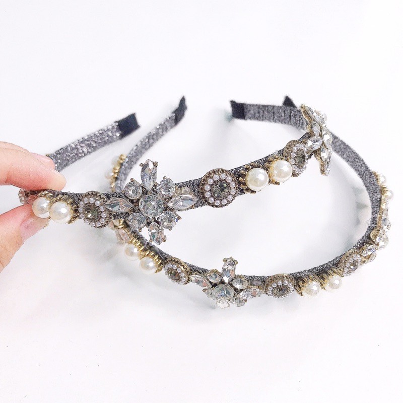 Bờm tóc đính đá