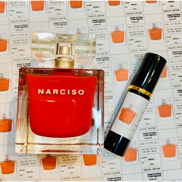 Sharingperfume - nước hoa Narciso Rouge 2019 [ mẫu thử 1Oml] | Thế Giới Skin Care